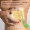 Picture of BELA - Triple Milled Pure Natural Soap Bars - Almond, 3.3 oz (Pack of 6) - Organic Shea Butter - Rich Creamy Lather - Triple French Milled - Long Lasting - Made in Australia