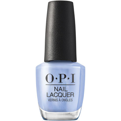 Picture of OPI Nail Lacquer Nail Polish | Opaque Light Blue Purple Shimmer Chip Resistant Nail Polish | Vegan, Fast Drying, Streak Free