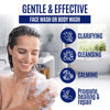 Picture of Pyrithione Zinc Soap Bar for Face & Body, 4oz | Medicated 2% ZnP Bar Soap Skin Therapy Cleanser for Acne, Rosacea, Eczema, Dermatitis, Psoriasis, Itching | Cleansing, Calming Facial Wash Made in USA