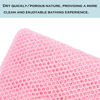 Picture of JASSINS African Exfoliating Net, African Sponge Net,Body Exfoliating Long Net Shower Body Scrubber Back Scrubber Skin Smoother（Black+Coffee+Pink）