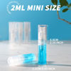 Picture of Fandamei Mini Spray Bottle, 60PCS 2ml Mini Clear Plastic Spray Bottle Empty, Fine Mist Refillable Mini Perfume Bottle. Small Empty Sample Containers Bottle. 2ml, 60 Pack, Clear