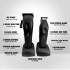 Picture of TPOB Play Barber Hair Clippers for Men 7500 RPM with Rubber Grips (Play Clipper/Trimmer. Black)