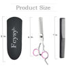Picture of Thinning Shears for Hair Cutting, Professional Hair Thinning Scissors Barber Texturizing Shears, Fcysy 6 Inches Haircutting Blend Scissor Hair Thinner Layering Scissors with Comb for Dog Women Men