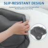 Picture of LuxStep Bath Pillow-Bathtub Pillow with Air Mesh Fabric & 6 Non-Slip Suction Cups, Bath Pillows for Tub Head, Neck and Back Support, Bath Accessories Spa Gifts, Grey