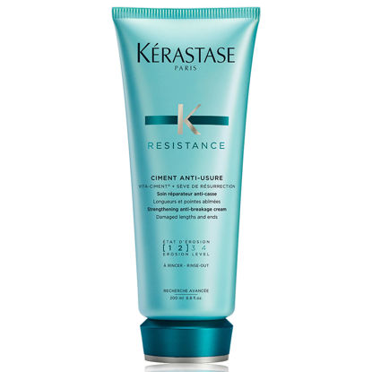Picture of Kerastase Resistance Ciment Anti-Usure Conditioner | Repairing Anti-Breakage Conditioner | Repairs Damaged Ends | Formulated with Pro-Keratine Complex | For All Hair Types | 6.8 Fl Oz