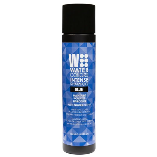 Picture of Watercolors INTENSE Semi Permanet Color Depositing Shampoo. Sulfate & Paraben Free to Maintain & Enhance Hair Color 8 fl oz - BLUE