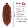 Picture of 8 Packs Springy Afro Twist Hair 22 inch Pre-Separated Marley Twist Braiding Hair Soft Synthetic Crochet for Distressed Faux Locs Spring Twist Hair Extensions for Women