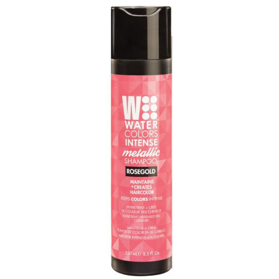 Picture of Watercolors Intense Metallic Color Depositing Sulfate & Paraben Free Shampoo, Maintains & Enhances Haircolor - Rose Gold 8.5 oz