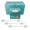 Picture of 300pcs CGR Baby Safety Cotton Swabs with Large Tips for Newborn, Babies, Kids, Children, 100% Organic Cotton, White Paper Sticks, 5 Pack of 60 Swabs Total(5 Paper Boxes)