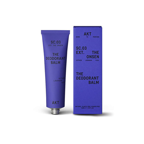 Picture of AKT, THE DEODORANT BALM. Award winning, multi-use, natural deodorant. Plastic Free. Gender Free. Aluminium Free. 100% effective - 1 tube lasts up to 3 months. SC.03 THE ONSEN. 1.7 Ounce
