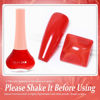 Picture of Major Dijit Quick Dry Nail Polish Rose Red Summer Nail Lacquer for Nail Art Regular Nail Polish 0.41 fl oz.