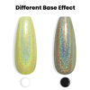 Picture of RARJSM Holographic Nail Polish Light Green Gel Polish Unicorn Effect Nail Gel 7.5ML Curing Required Nail Art Colors Home Gel Manicure