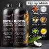 Picture of Biotin Shampoo and Conditioner Set with Keratin - Sulfate-Free Advanced Anti-Thinning, Hair Growth Shampoo and Conditioner Combo Repair Formula - with DHT Blockers, for Men & Women - 16 fl oz each
