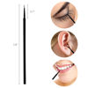 Picture of Tbestmax 500 Pcs Disposable Micro Applicator Brush Micro Swabs, Eye Lashes Mascara Wands for Eyelash Extension Black