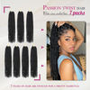 Picture of Dansama 7 Packs Passion Twist Hair Water Wave Braiding Hair for Butterfly Style Crochet Braids Bohemian Hair Extensions (24inch (Pack of 7), #2)