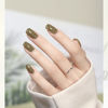 Picture of GAOY Gel Nail Polish Kit, 3 Colors 16ml Moss Green Gold Glitter, Soak Off UV Gel Polish Set - Moss Carpet