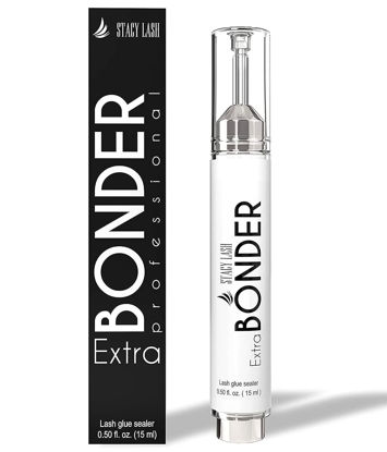 Picture of Lash Bonder for Eyelash Extensions by Stacy Lash /0.50fl.oz./15ml/Reduces Lash Extension Glue Fumes/Super Sealer/Lash Tech Supplies/Lash Primer Aid/Professional Use