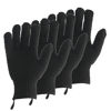 Picture of 2 Pairs Bath Exfoliating Gloves for men and women - CLEEDY 4 Pcs Heavy and Large Exfoliating Gloves Scrubbing for Shower, Spa, Massage - Scrub Exfoliating Mitts for Body, Face, Hand and Foot (black)