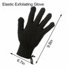 Picture of 2 Pairs Bath Exfoliating Gloves for men and women - CLEEDY 4 Pcs Heavy and Large Exfoliating Gloves Scrubbing for Shower, Spa, Massage - Scrub Exfoliating Mitts for Body, Face, Hand and Foot (black)