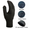 Picture of 2 Pairs Bath Exfoliating Gloves for men and women - CLEEDY 4 Pcs Heavy and Large Exfoliating Gloves Scrubbing for Shower, Spa, Massage - Scrub Exfoliating Mitts for Body, Face, Hand and Foot (black)