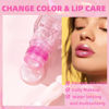 Picture of BANGFENG Magic Color Changing Moisturizing Lip Glow Oil Plumping Glimmer Glow Lipstick, Hydrating Lip Gloss Lip Balm Transparent Lip Care, Long Lasting Moisturizing Non-sticky Fresh Texture Lip Oil