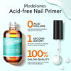 Picture of modelones Nail Primer, 15 ml Acid Free No Lift Nail Prep Dehydrator Bond Primer, Hema-Free Nail Bonder for Gel Nail Polish Nail Supplies Set