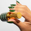 Picture of DND DC Gel Polish Set, Green Collection, UV/LED Gel Polish and Air Dry Nail Lacquer, Matching Chip-Free Polish Duo, 326 Nightrider, 0.5 Fl Oz