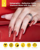 Picture of BURANO Reflective Gel Nail Polish, 7.3ml Reflective Diamond Nail Glitter Gel Polish, Fall Winter Neon Color Gel Polish Holographic Glitters Shiny Gel Polish (Brown JL24)