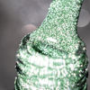 Picture of BURANO Reflective Gel Nail Polish, 7.3ml Reflective Diamond Nail Glitter Gel Polish, Sparkly Color Gel Polish Holographic Glitters Shiny Gel Polish UV Lamp Required (Light Green SZ3)