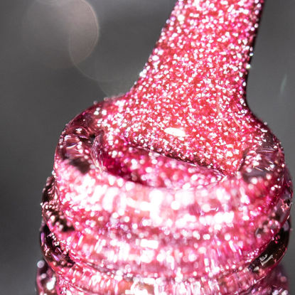 Picture of BURANO Reflective Gel Nail Polish, 7.3ml Reflective Diamond Nail Glitter Gel Polish, Sparkly Color Gel Polish Holographic Glitters Shiny Gel Polish UV Lamp Required (Dark Purple SZ16)
