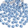 Picture of Beadsland 2880pcs Flat Back Crystal Rhinestones Round Gems for Nail Art and Craft Glue Fix,Light Blue,SS8,2.3-2.5mm