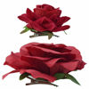 Picture of Topbuti Rose Hair Clip Flower Hairpin Rose Brooch Floral Clips, 4 Pcs Fabric Rose Flowers Hair Clips Mexican Hair Flowers Pin up Headpieces for Woman Girl Wedding Party Mother's Day