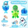 Picture of Nuenen 2 Pcs Bath Loofahs Kids Toddler Cute Cartoon Bath Sponges Loofah Pouf Body Scrubber Mesh Sponges for Children Shower Washing Exfoliating