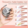 Picture of MIZHSE Clear Solid Builder Gel For Nails, 30g Hard Gel for Nails Non-Sticky Nail Extension Builder Gel, Nail Strengthen Gel 3D Sculpting Gel for Carving Modeling Gel Nail