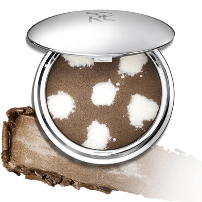 Picture of FOCALLURE Shimmer Face Highlighter Makeup Powder, Gel to Powder Glow Finish, Leaving a Lightweight & Healthy Radiance, Long Lasting Luminous Face Body Highlighter Makeup,BR01 cookie Planet