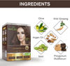 Picture of Herbishh Gray Hair Color Shampoo - Natural Argan Mask for Long-Lasting Color in Minutes - Travel Size, 10 Pack + 1 Pack, Ammonia-Free (Chestnut Brown)