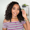 Picture of Yewell Goddess Box Braids Crochet Hair 10 Inch Boho Crochet Box Braids With Curly Ends,9 Packs Bohomian Box Braids Crochet Hair For Black Women Pre Looped Box Braids Crochet Hair (10Inch,4)
