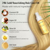 Picture of GREEONIL Argan, Coconut, and Olive Oil Nourishing Hair Treatment with Vitamin E for Frizz Control, Add Shine,Nourishing Hair Oil for Split Ends Hair Treatment, 4 Pack