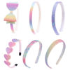 Picture of Lizioo Girls Headbands Glitter Kids Headbands Bow/Heart/Star Headbands Sweet Hairband For Toddler/Girls/Teens