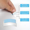 Picture of Eumos 80pcs Wig Tape for Lace Wigs Lace Front Wig Tape Double Sided Waterproof Lace Wigs Adhesive Tape Strong Hold Clear Lace Tape for Lace Wig Toupee Hairpiece (Blue)