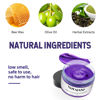 Picture of Purple Hair Styling Wax, SOVONCARE Instant Hairstyle Cream Hair Pomades Mud Natural Hair Clay Unisex for Party Cosplay Halloween Date 4.23 oz (Purple)