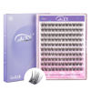 Picture of GAQQI Lash Clusters, Eyelash Clusters 120PCS C Curl Individual Lashes, Wispy Cluster Eyelash Extension 12mm Only, Natural Looking Cluster Lashes （GQ15, C Curl, 12mm)