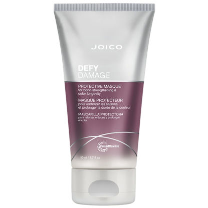 Picture of Joico Defy Damage Protective Masque | For Color-Treated Hair | Strengthen Bonds & Preserve Hair Color | With Moringa Seed Oil & Arginine | 1.7 Fl Oz