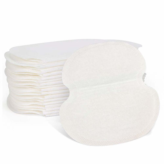 Picture of Large Underarm Sweat Pads for Women and Men Fight Hyperhidrosis [100 PCS], CANAGROW Comfortable Unflavored, Non Visible, Extra Adhesive, Disposable, Sweat Free Armpit Protection