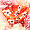 Picture of GRACE & COMPANY Luxury Shower Cap For Women - 100% Waterproof, Reusable, Washable & Breathable Shower Caps - Clementine