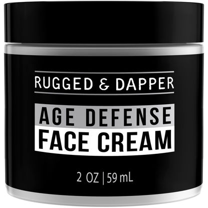 Picture of RUGGED & DAPPER Mens Anti Aging Face Cream, Mens Face Cream, Mens Face Lotion, Anti Aging Cream for Men, Mens Wrinkle Cream Face, Anti Aging Face Moisturizer for Men, Mens Face Moisturizer, 2 oz
