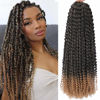 Picture of Passion Twist Hair 24 Inch 8 Packs Passion Twist Crochet Hair For Black Women Water Wave Braiding Hair Bohemain Long Spring Twist Hair Synthetic Hair Extension (24 Inch (Pack of 8), T27)