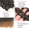 Picture of Passion Twist Hair 24 Inch 8 Packs Passion Twist Crochet Hair For Black Women Water Wave Braiding Hair Bohemain Long Spring Twist Hair Synthetic Hair Extension (24 Inch (Pack of 8), T27)
