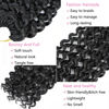 Picture of Passion Twist Hair 18 Inch 8 Packs Water Wave Crochet Hair Curly Braiding Hair Long Bohemian Spring Twist Hair For Butterfly Locs Crochet Braids Synthetic Hair Extension (18 Inch (Pack of 8), 1B#)