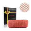 Picture of Unifab African Net Sponge Authentic Real African Exfoliating Net Bath Sponge Wash Cloth Exfoliating Washcloth African Net Cloth Body Scrubber for Shower Pink